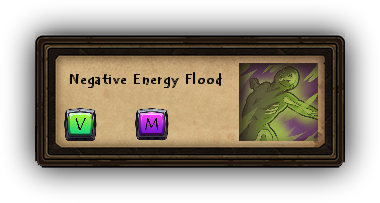 Negative Energy Flood